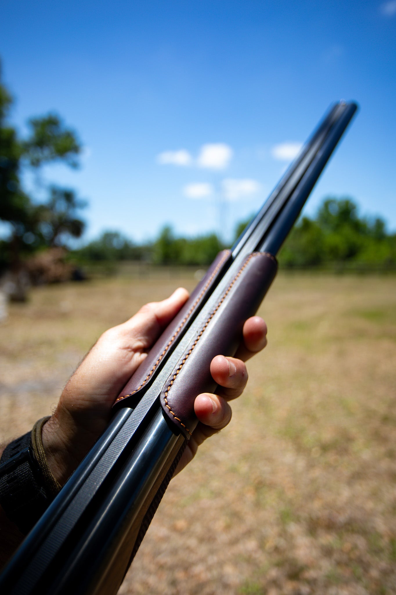 Leather Side by Side Handguard