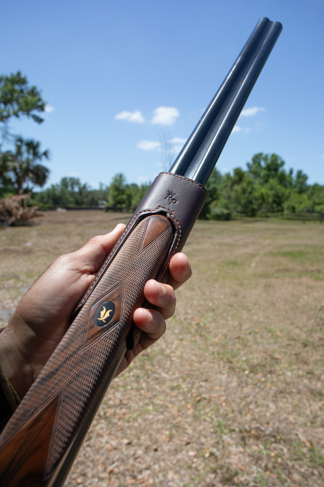 Leather Side by Side Handguard