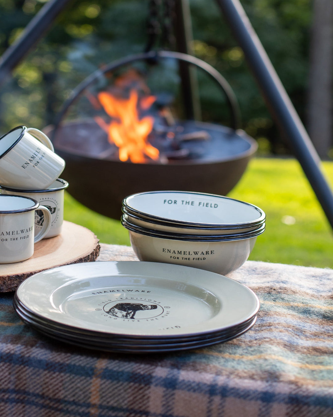 Field Traditions Enamelware Bowls - Set of 4