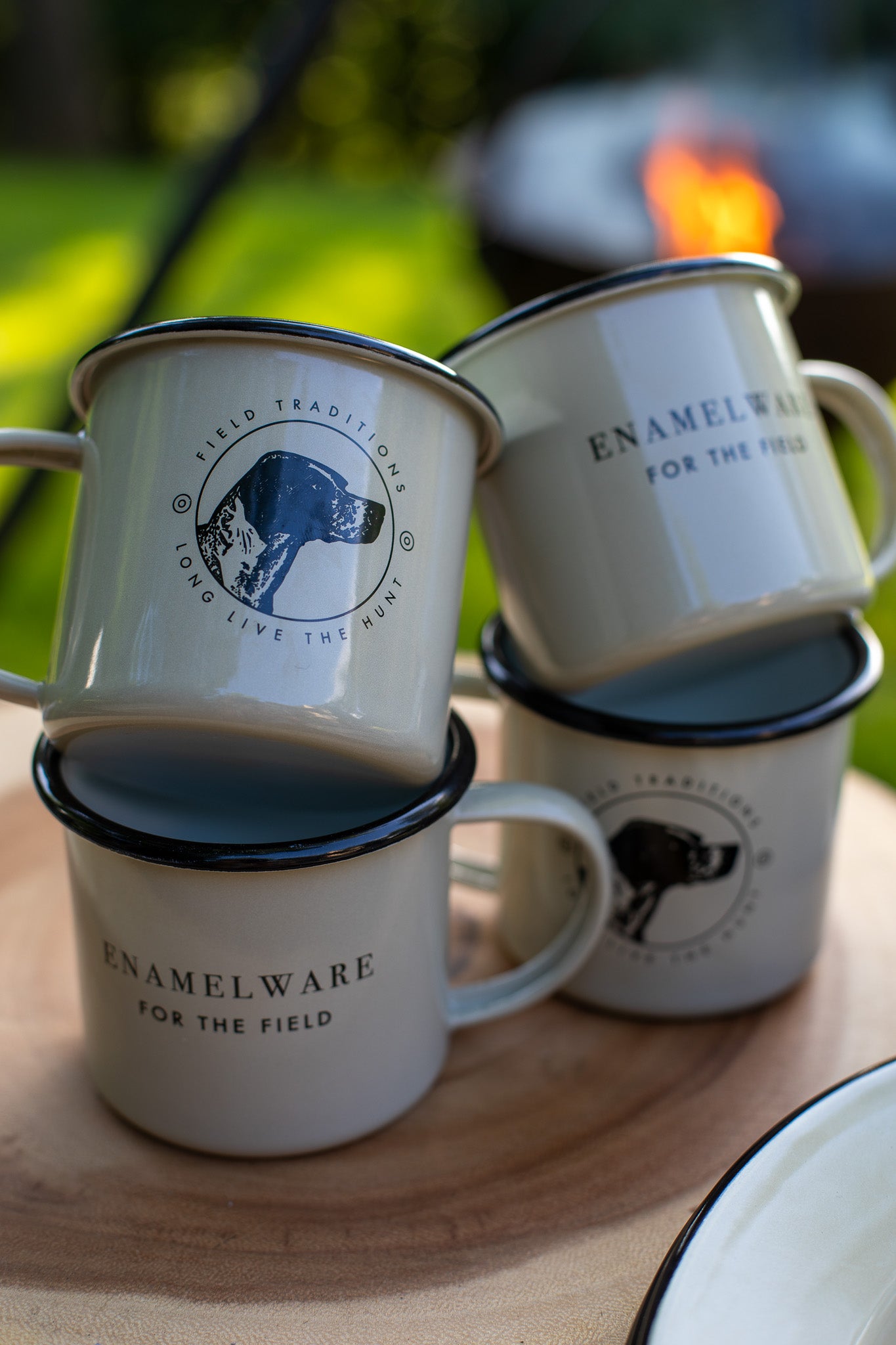 Field Traditions Enamelware Cups - Set of 4