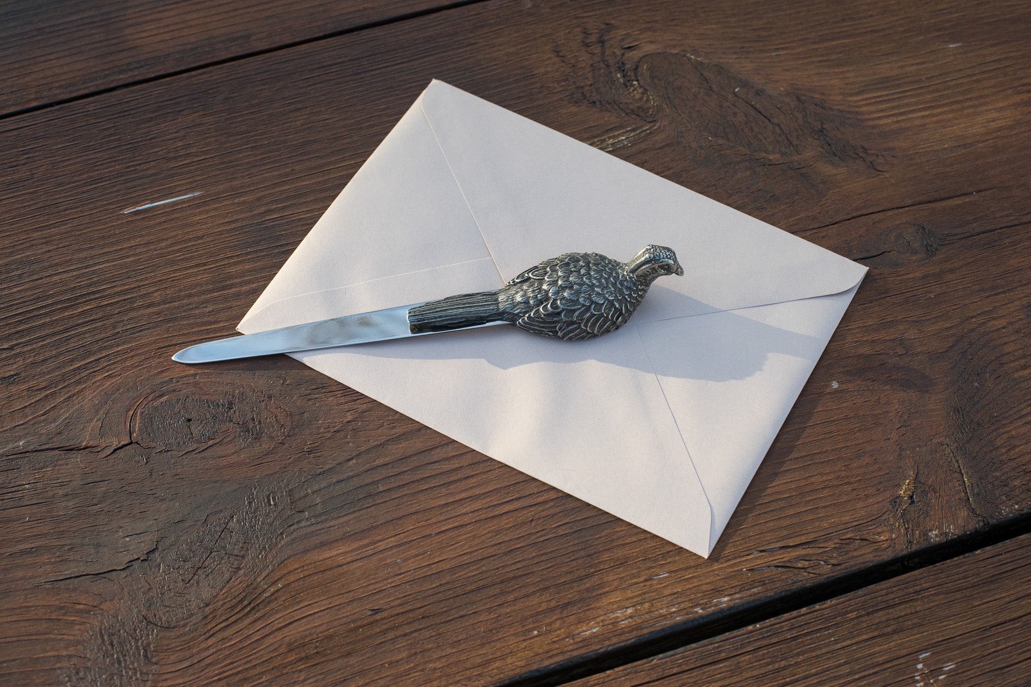 Pewter Pheasant Letter Opener