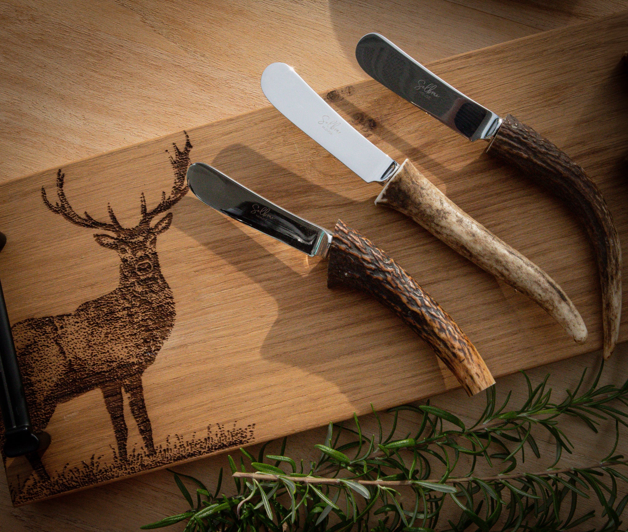 Naturally Shed Antler Spreading Knife