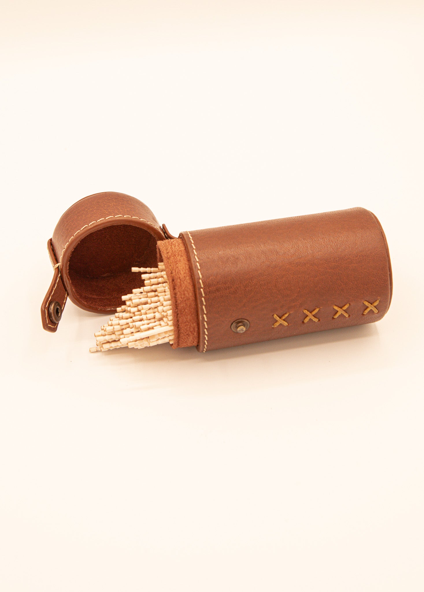 Field Traditions Leather Toothpick Holder