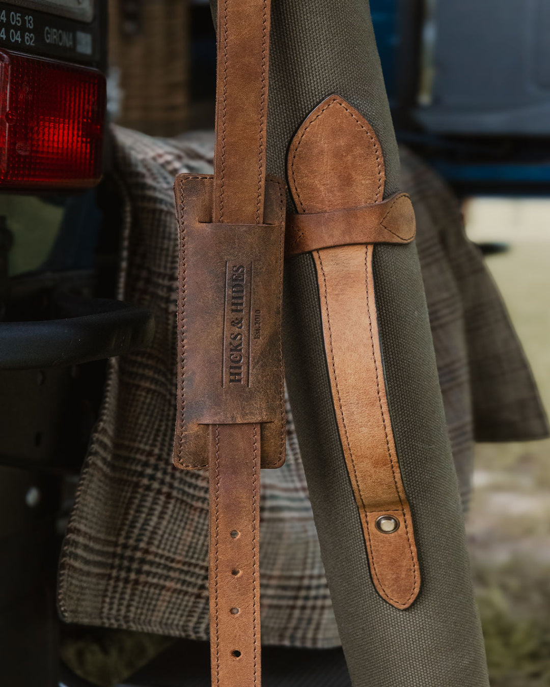 Heritage Canvas & Leather Zip-Around Shotgun Slip