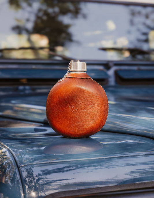 Okavango Leather Wrapped Canteen