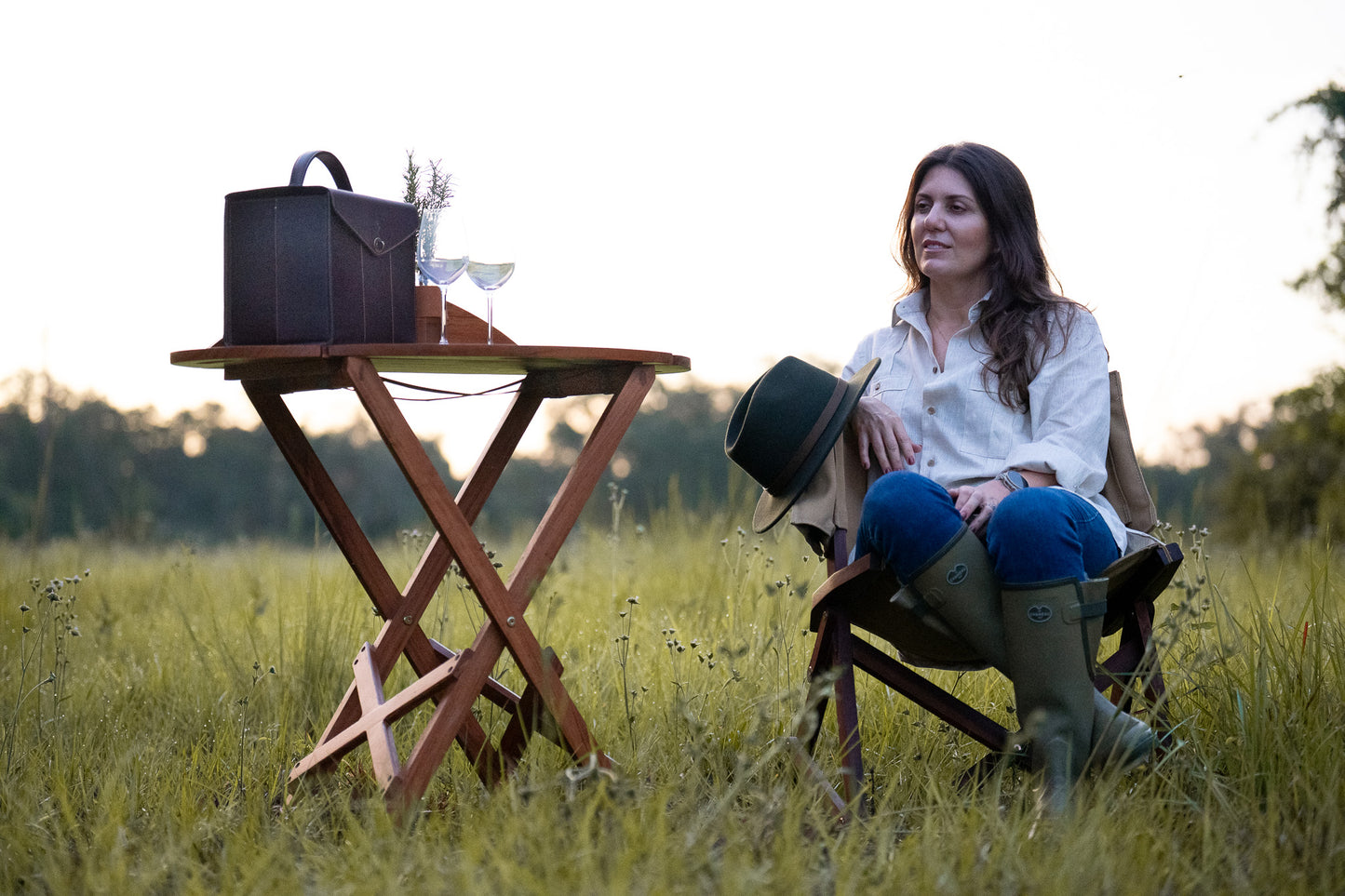 Leather Wine Glass Carrying Case