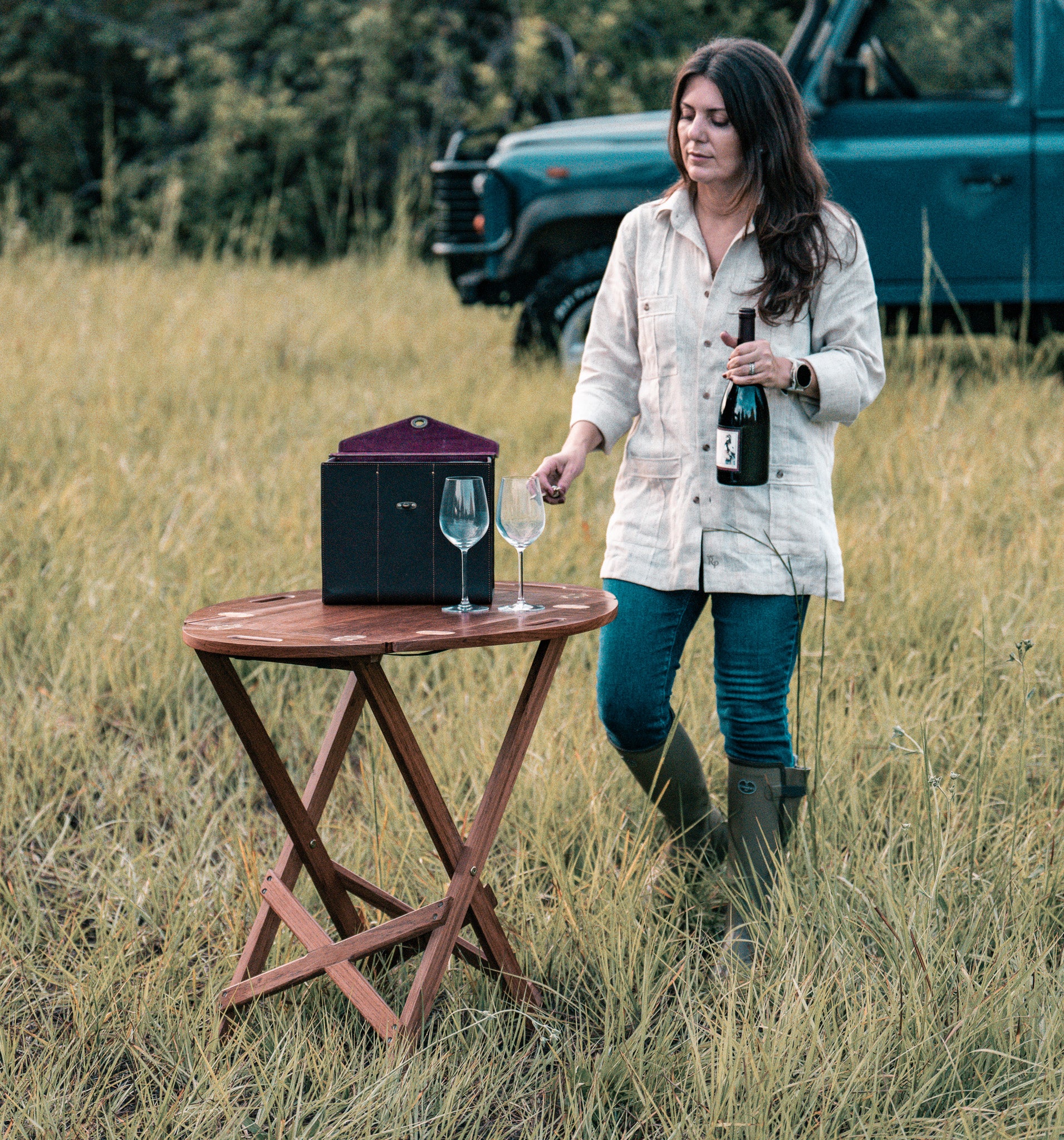 Safari Camp Butler's Tray Table