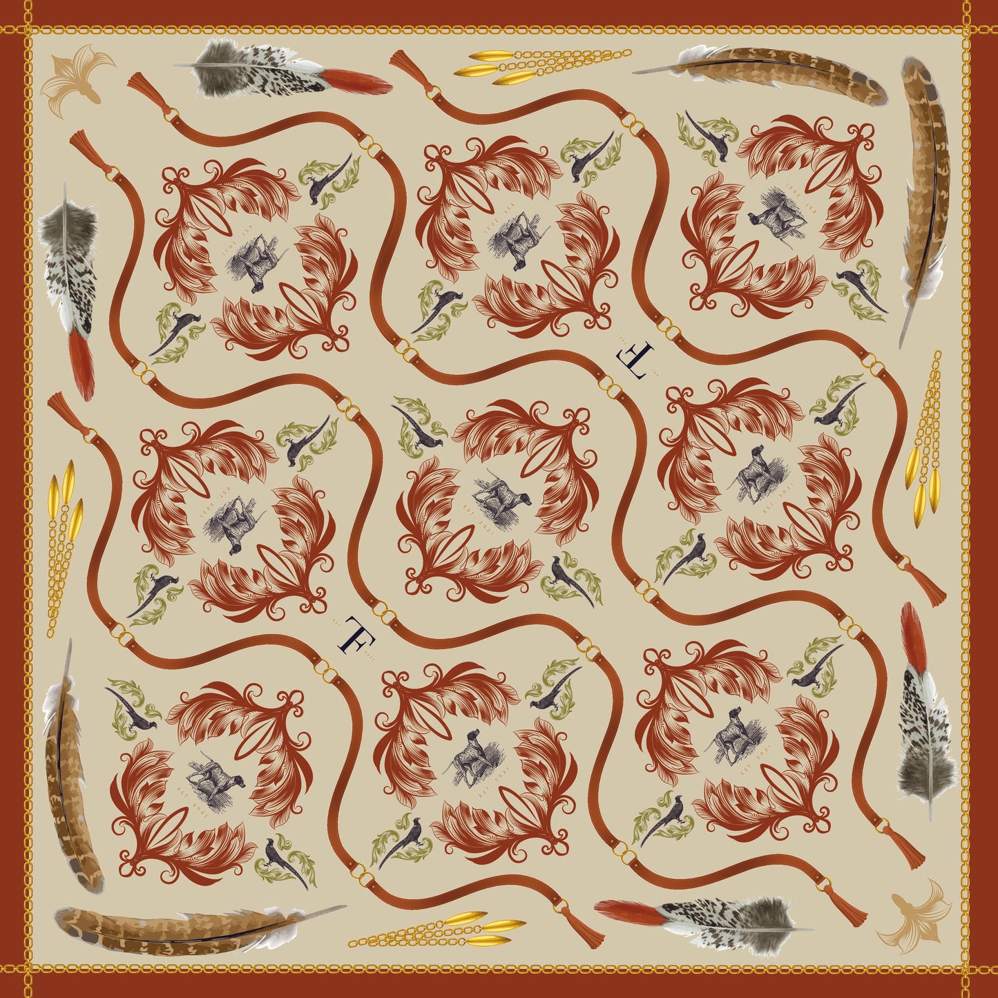 Field Traditions Wool & Silk Heritage Scarf