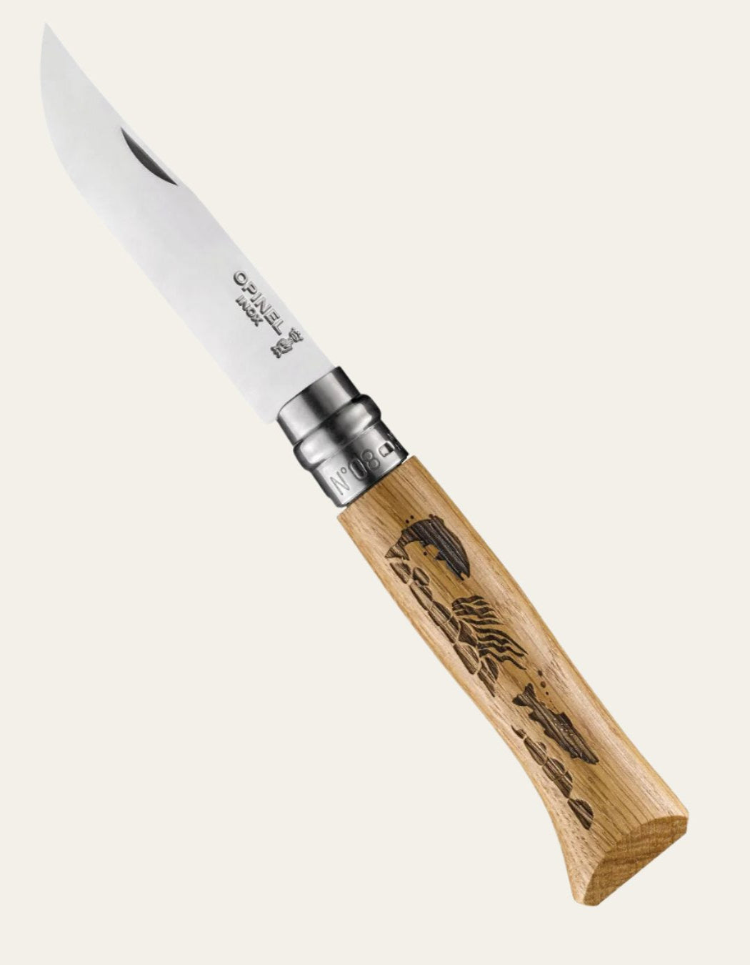 Opinel No 8 Animalia Fish Knife