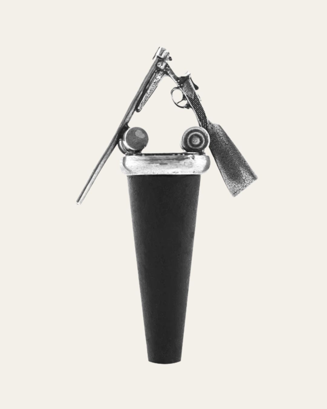 Pewter Shotgun Wine Bottle Stopper