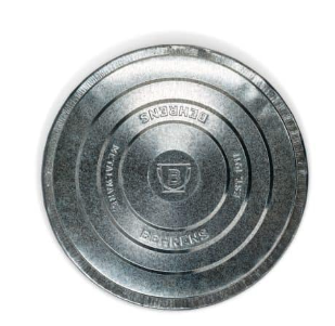 10 Gallon Galvanized Ash Can w/ Lid