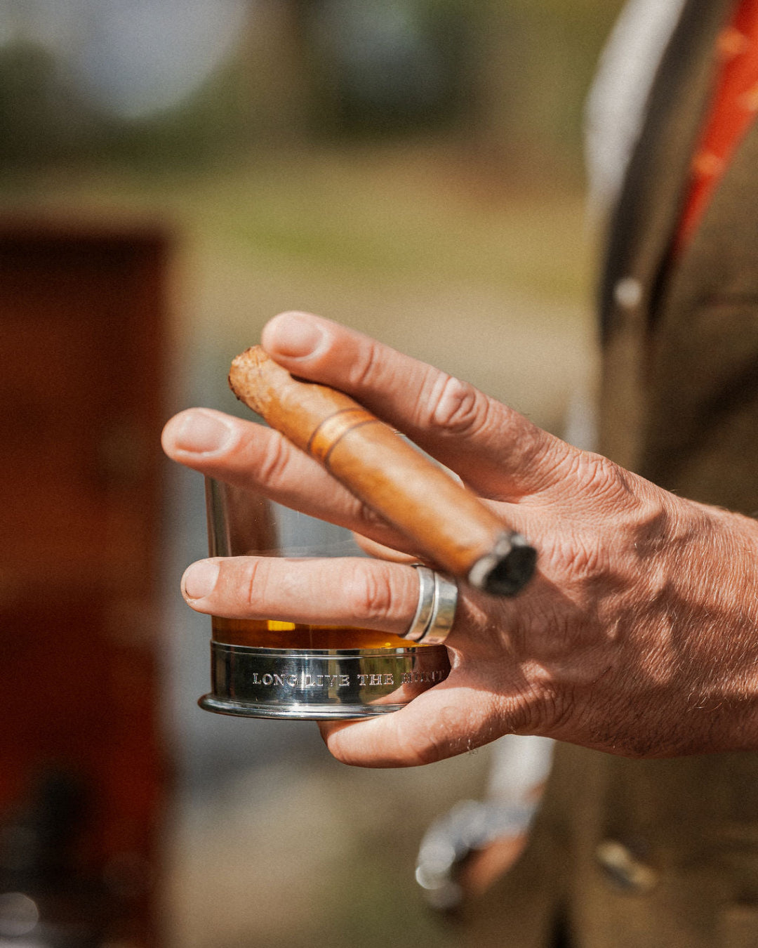 Field Traditions Tumbler Whiskey Glass - Long Live The Hunt