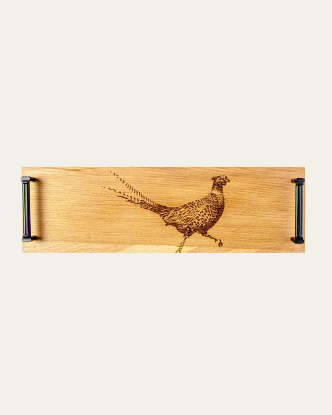 oak-tray-black-steel-handles-pheasant