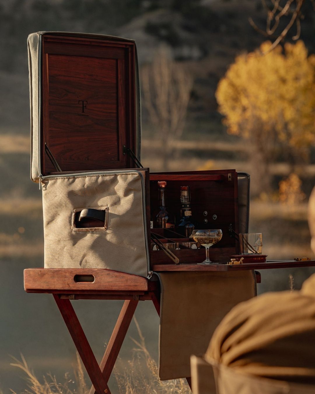 Safari Campaign Tray Table