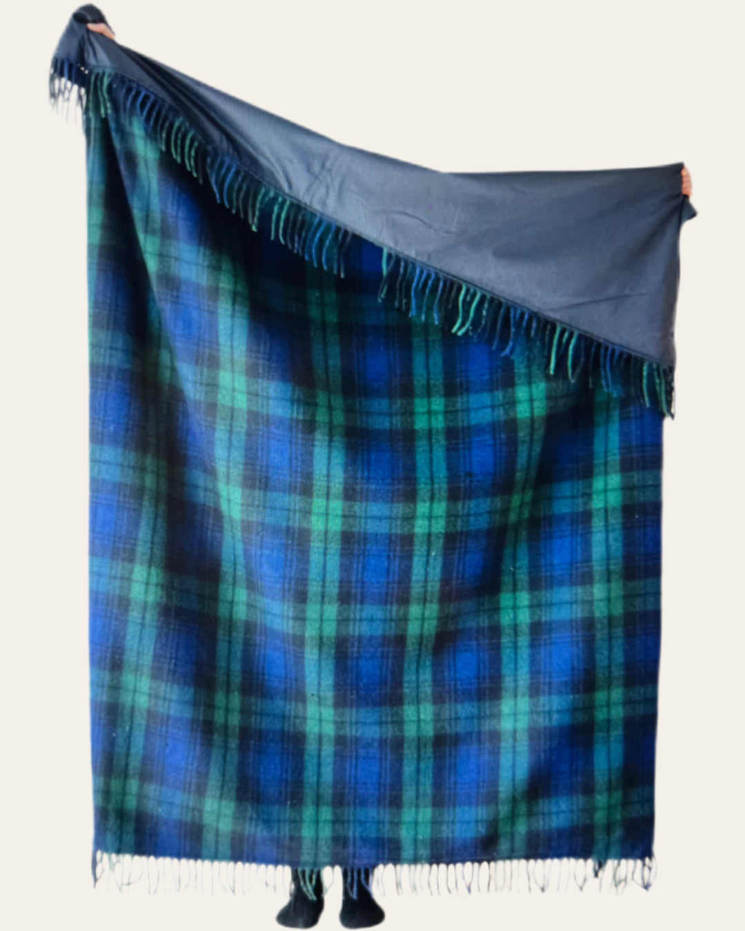 wool picnic blanket Black watch