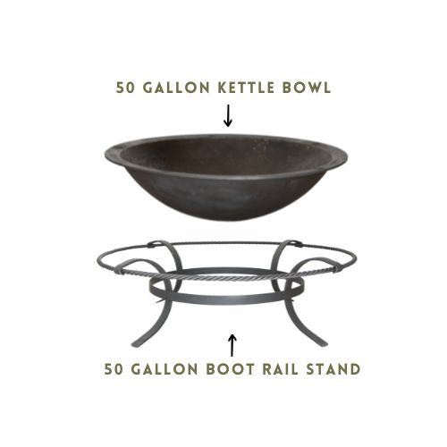 Traditional WOOD BURNING Fire Pits/Cooking Kettles