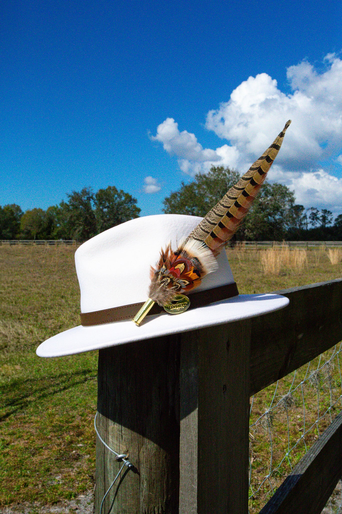 Single Long Pheasant Tail Pin