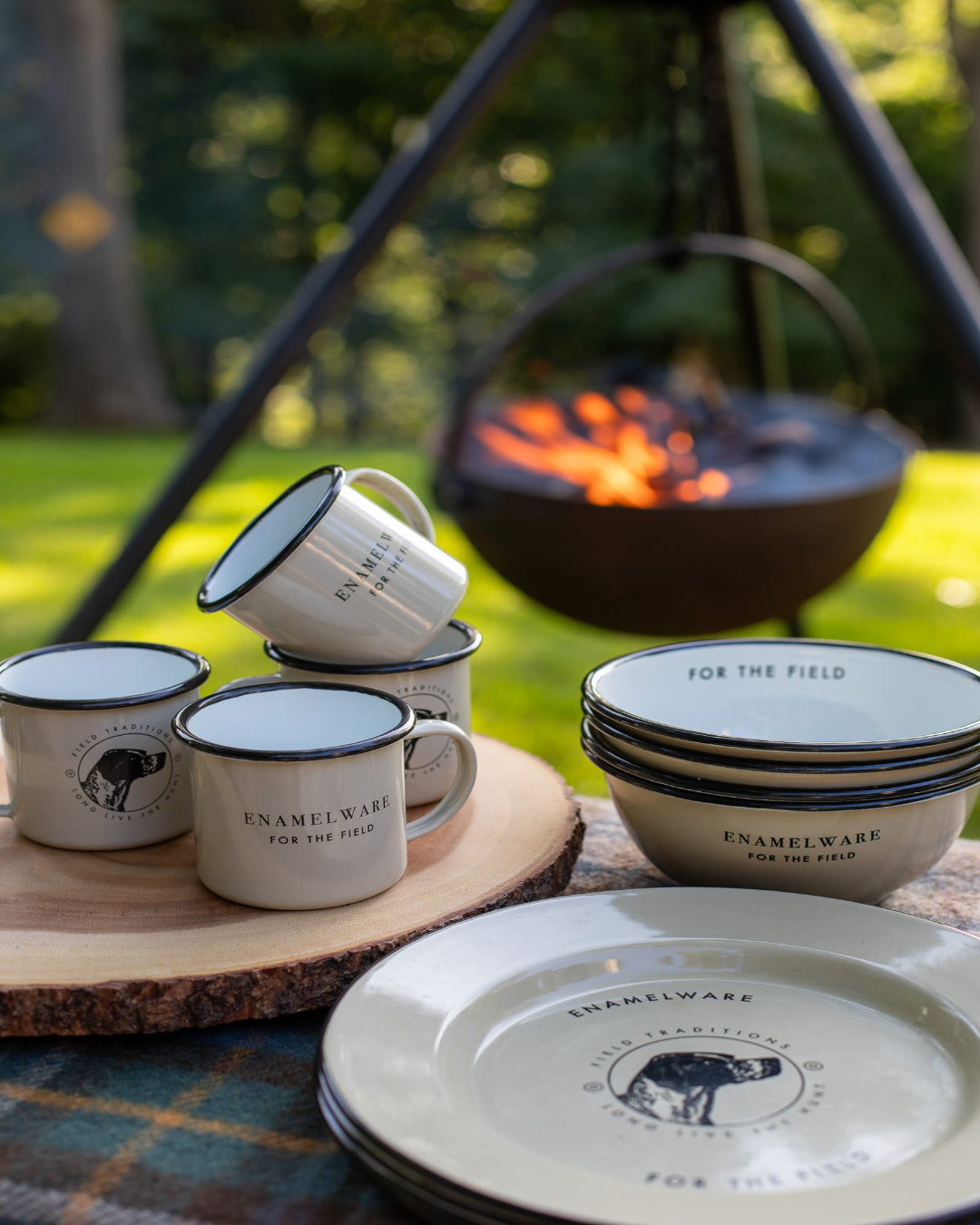 Field Traditions Enamelware Bowls - Set of 4