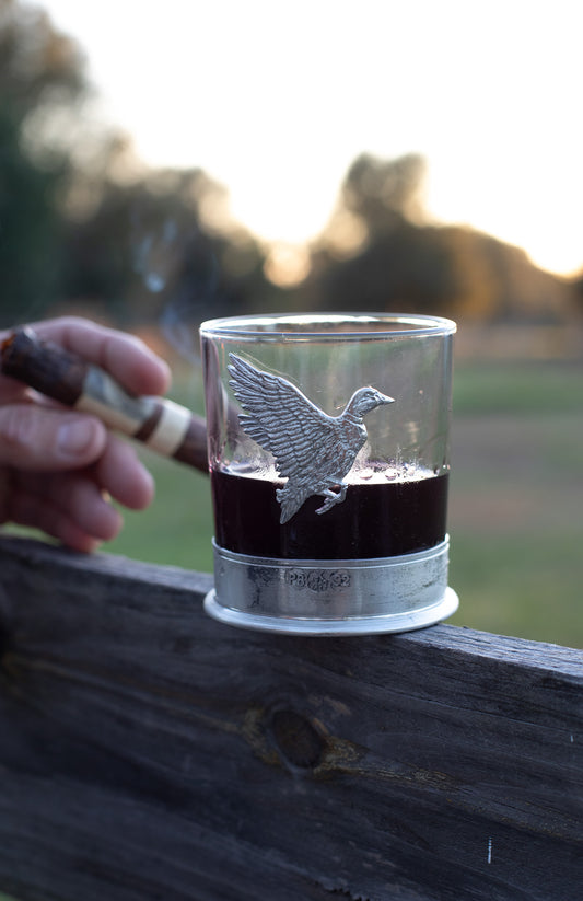 Field Traditions Mallard Duck Tumbler Whiskey Glass