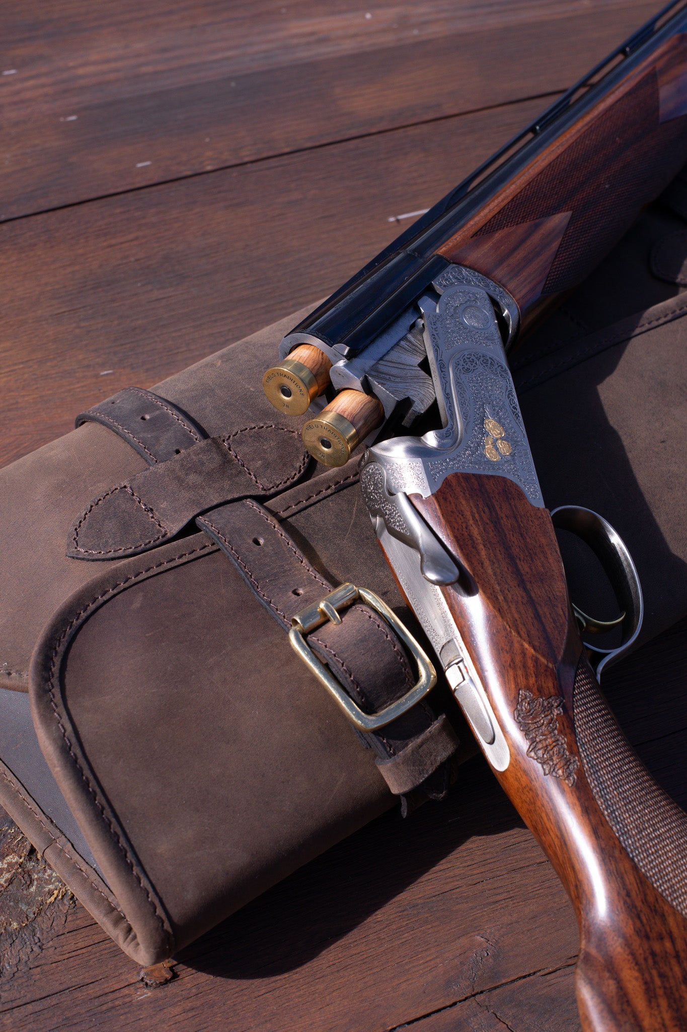 Field Traditions Premium Snap Caps - Brass & Olive Wood 12-, 20-, 28- Bore