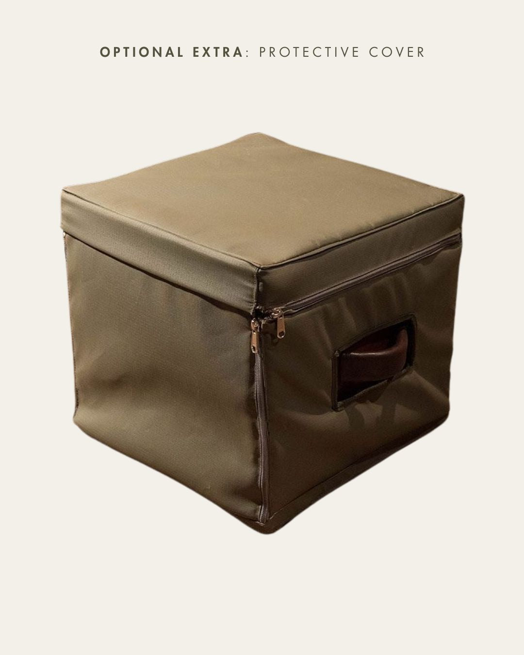 Safari field bar with ripstop canvas cover for protection during travel