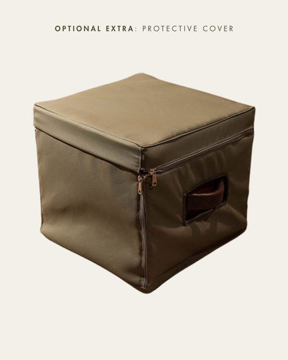 Safari field bar with ripstop canvas cover for protection during travel