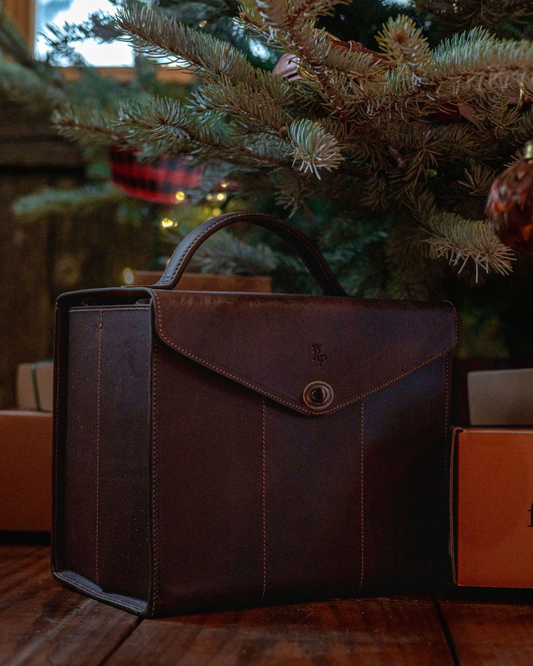 Leather Wine Glass Carrying Case