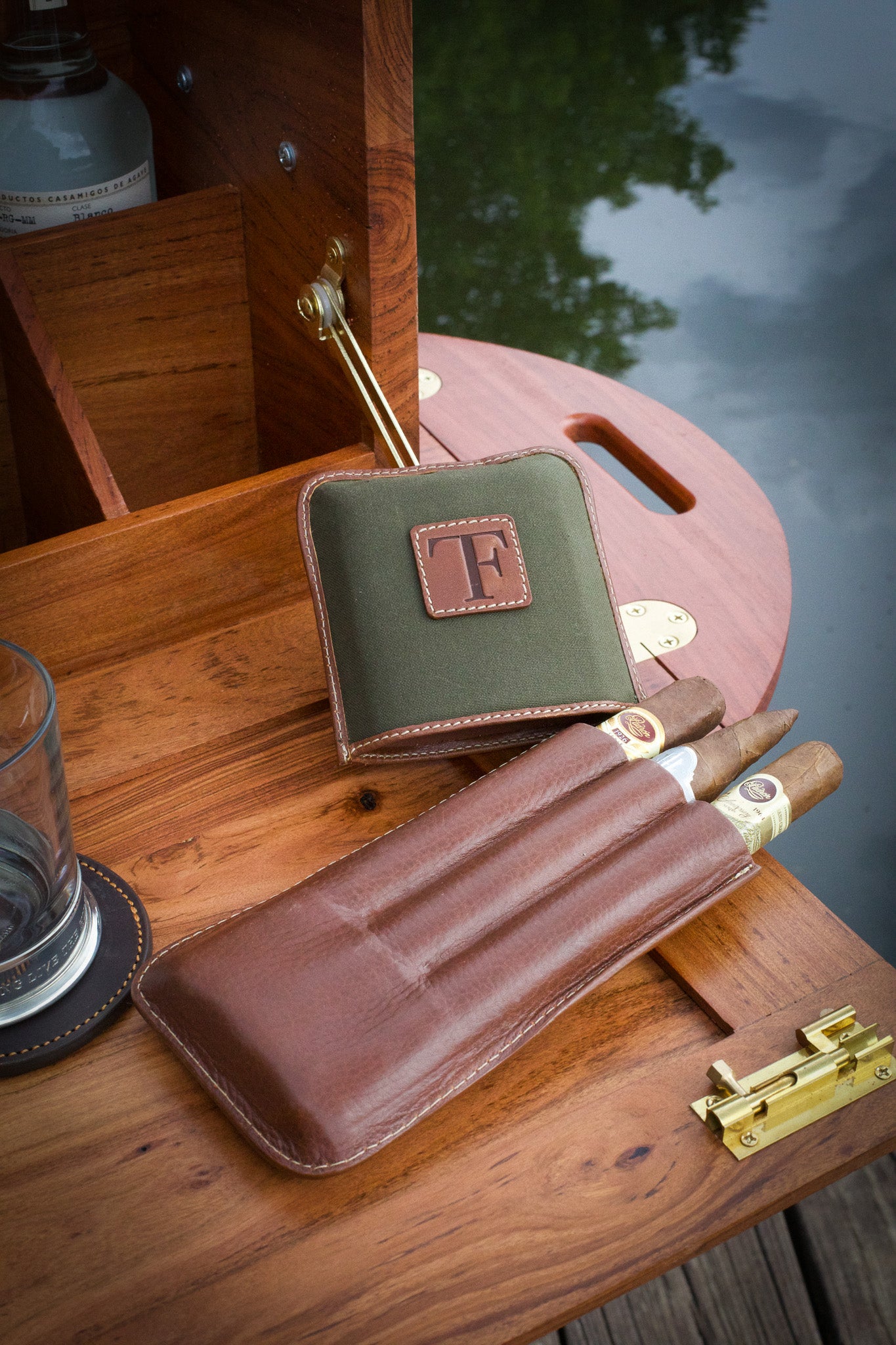Field Traditions Heritage Canvas 3 Cigar Holder