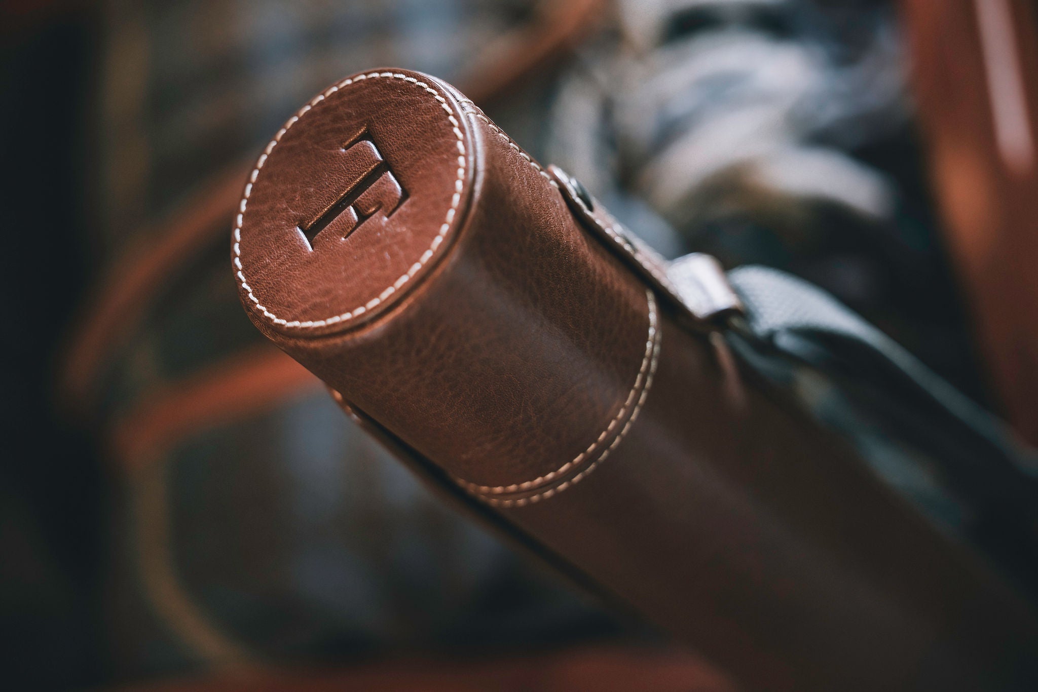 Field Traditions Leather Fly Rod Holder