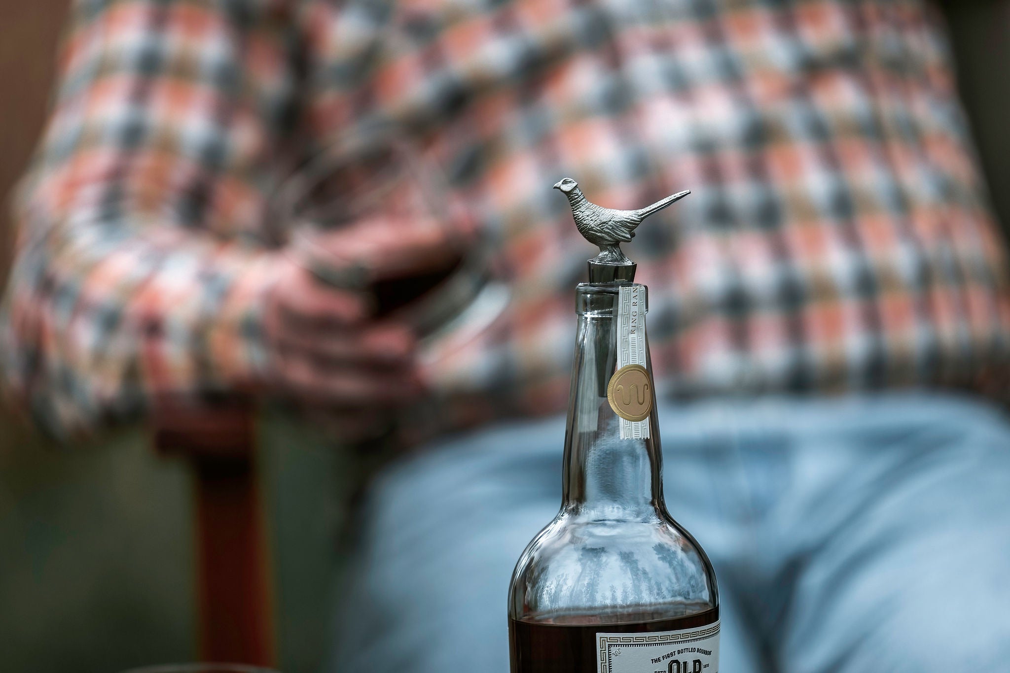 Stainless Steel Pheasant Bottle Stopper with Durable Seal