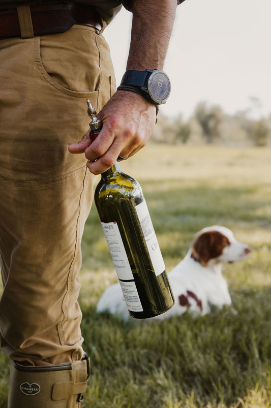 Stainless Steel Pheasant Bottle Stopper with Durable Seal