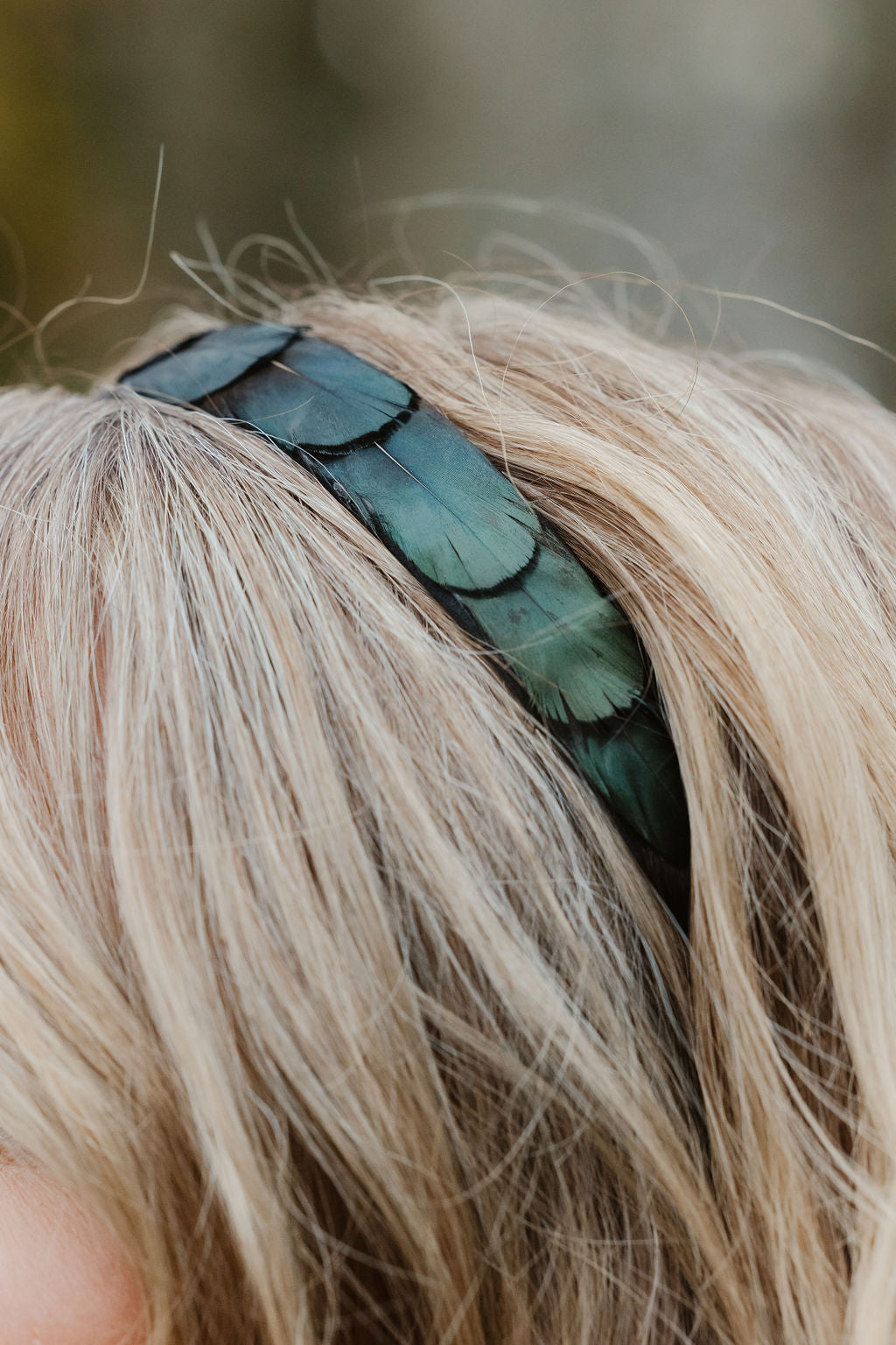 Field Traditions Real Feather Headband