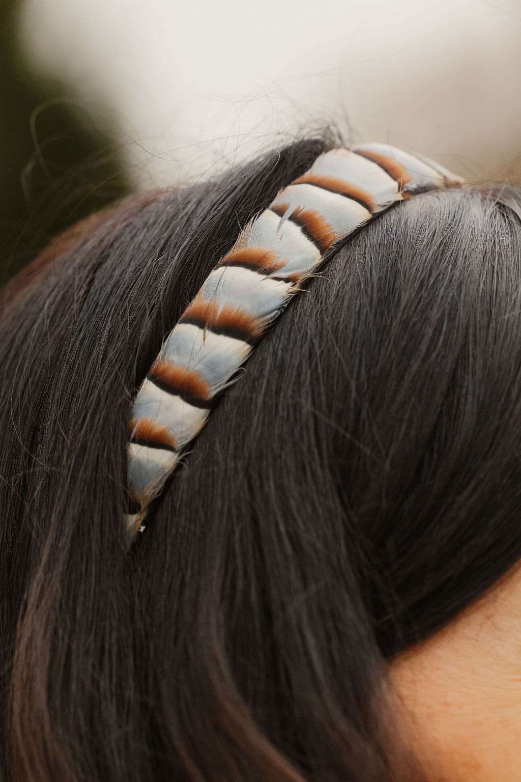 Field Traditions Real Feather Headband