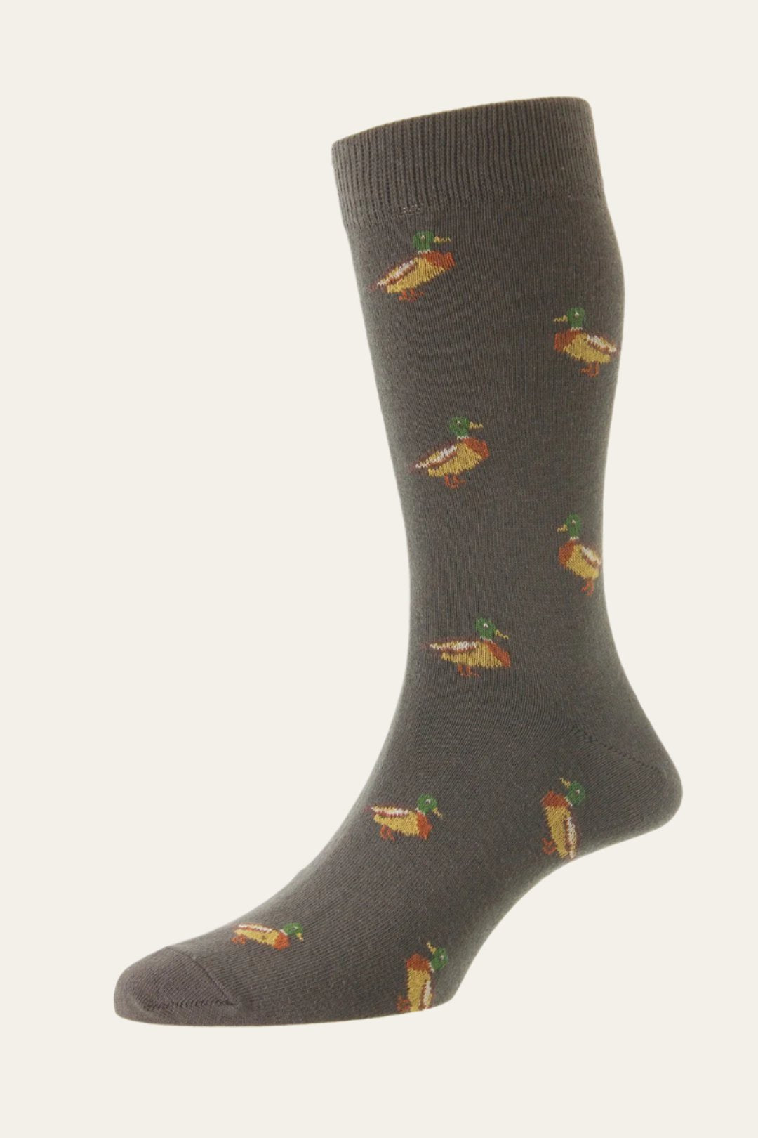 Charcoal Duck Socks