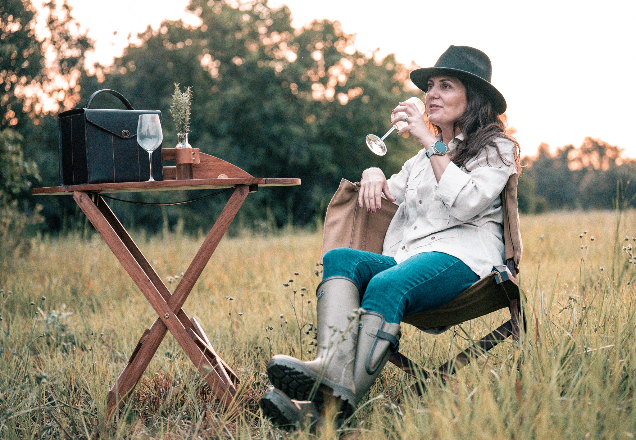 Safari Camp Butler's Tray Table