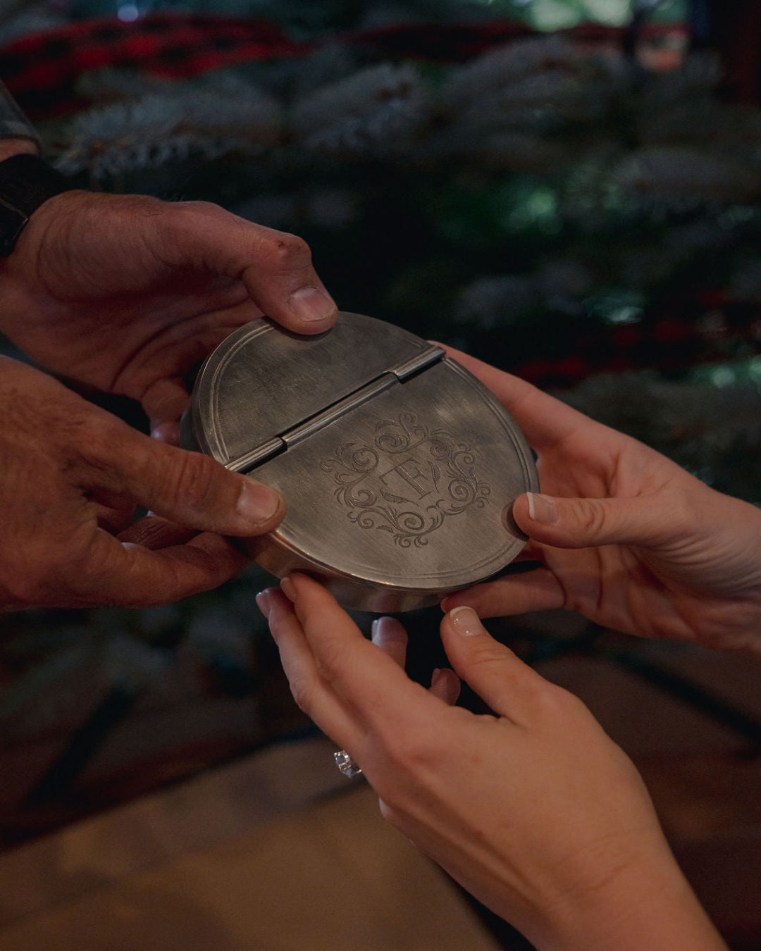 Field Traditions Pewter Ashtray With Lid
