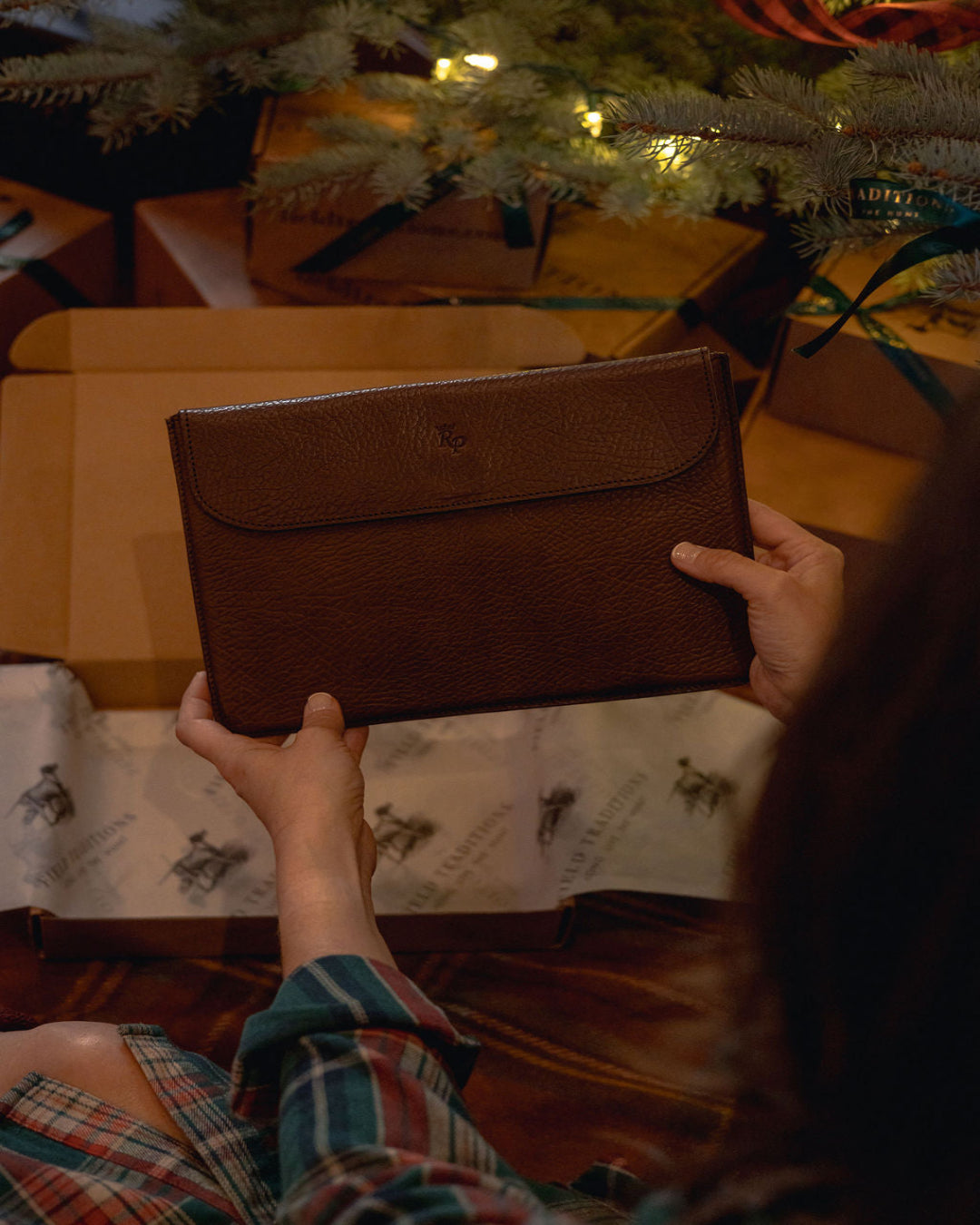 Leather Travel Portfolio - Small