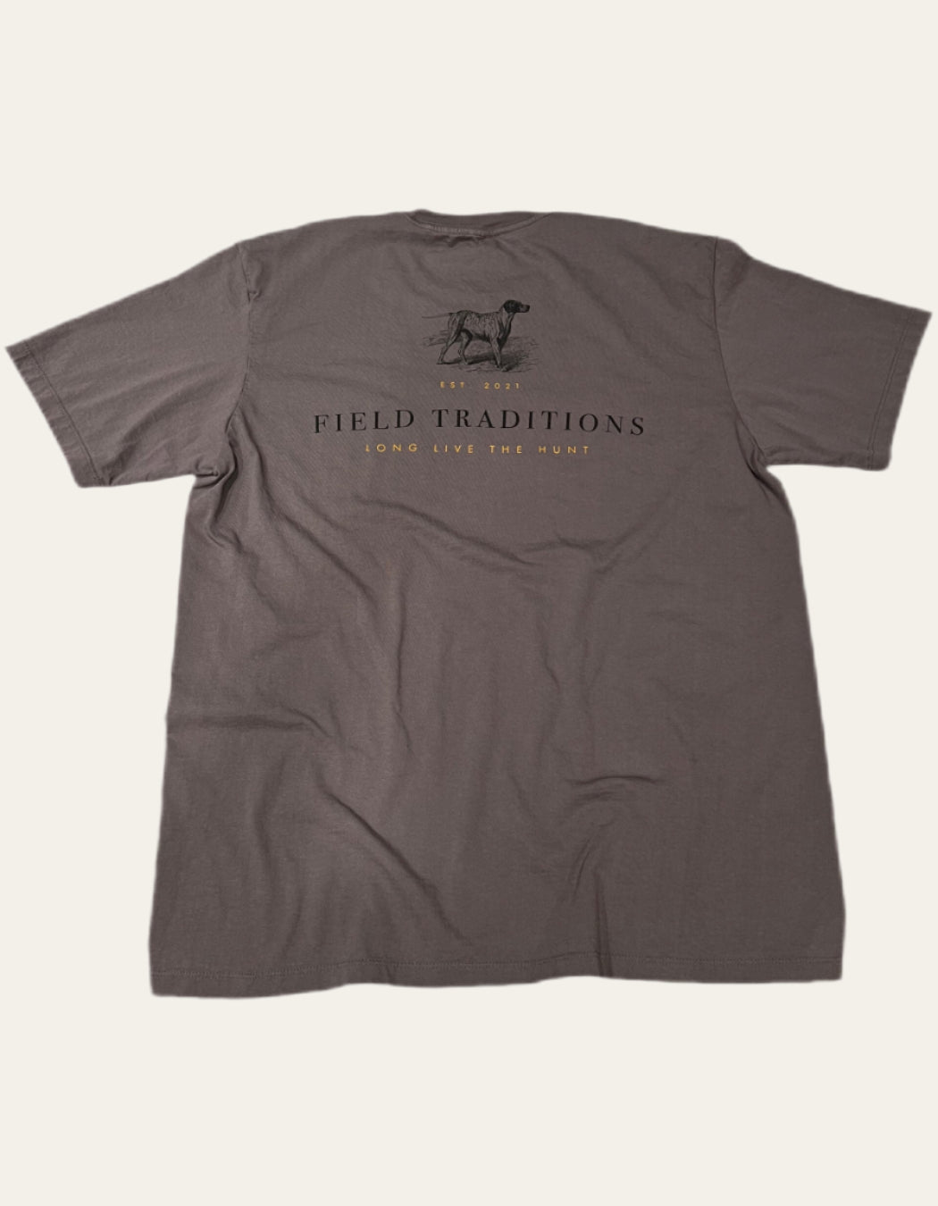 Classic Logo T-Shirt in Gray by Field Traditions