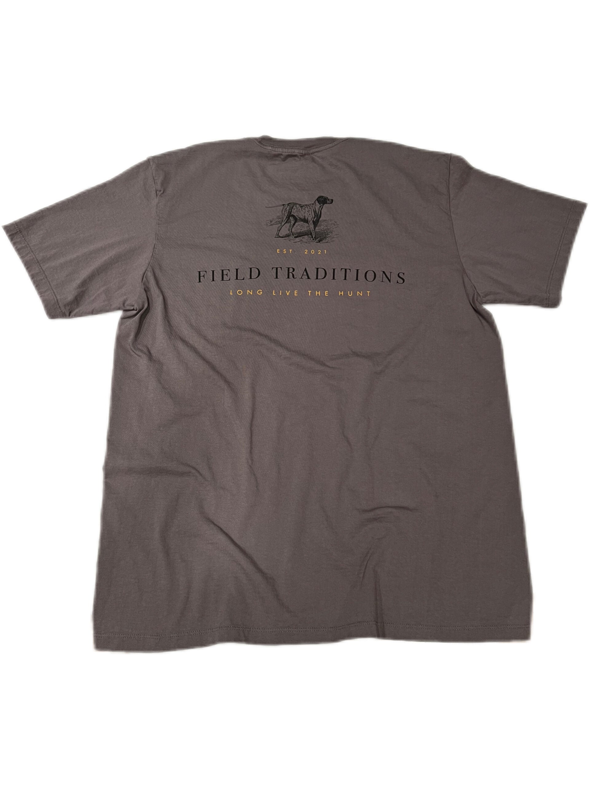 Classic Logo T-Shirt in Gray by Field Traditions