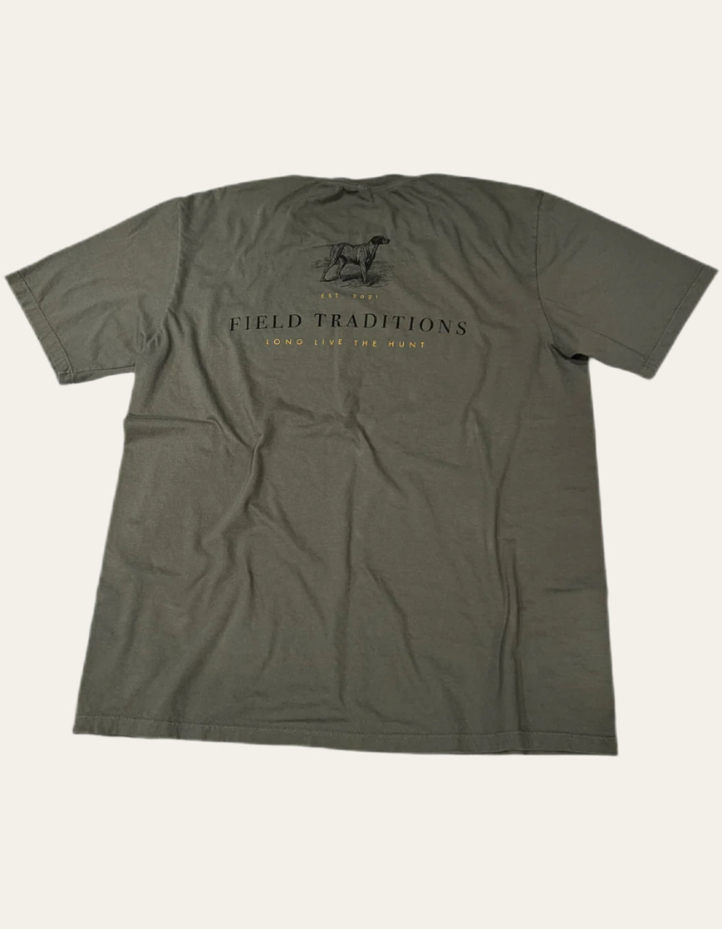 Classic Logo T-Shirt in Olive by Field Traditions