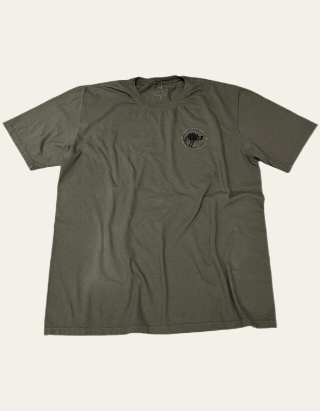 Field Traditions Olive Logo Tee Shirt