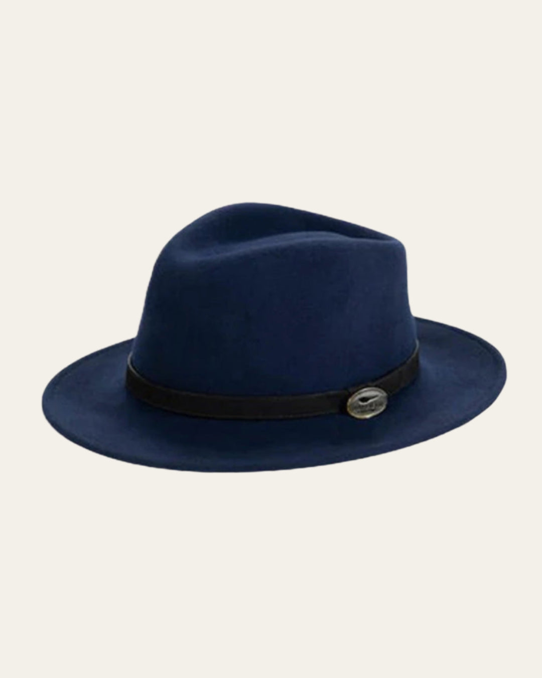Fedora - Navy with black bankd