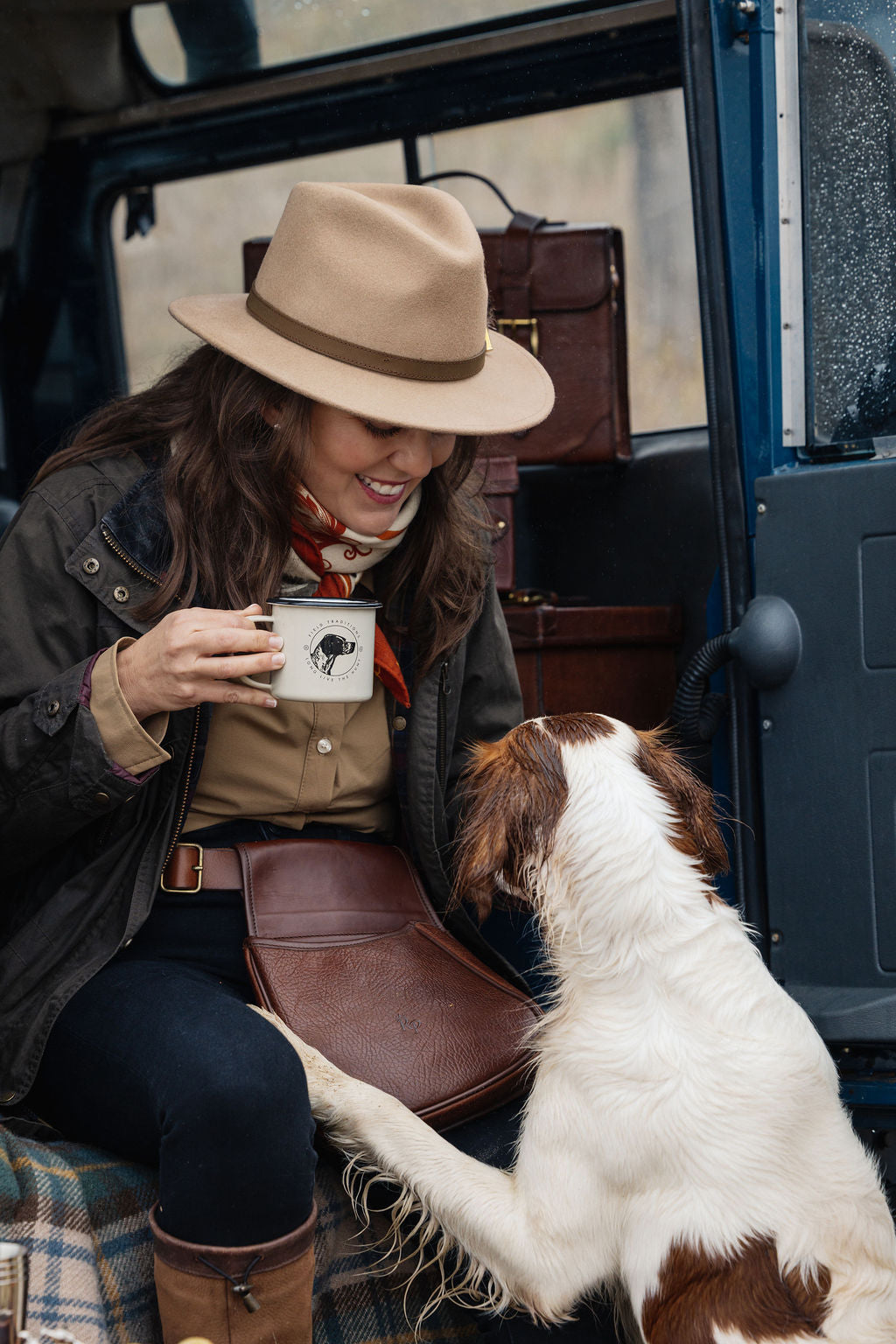 Field Traditions Vintage Enamelware Cups - Set of 4