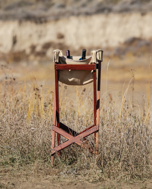 Safari Canvas Campaign Wine Cooler & Wash Stand