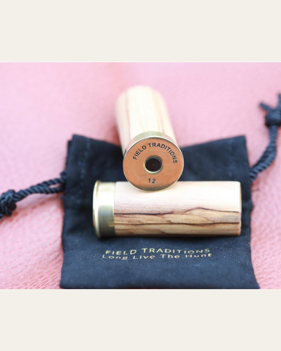 Field Traditions Premium Snap Caps - Brass & Olive Wood 12-, 20-, 28- Bore