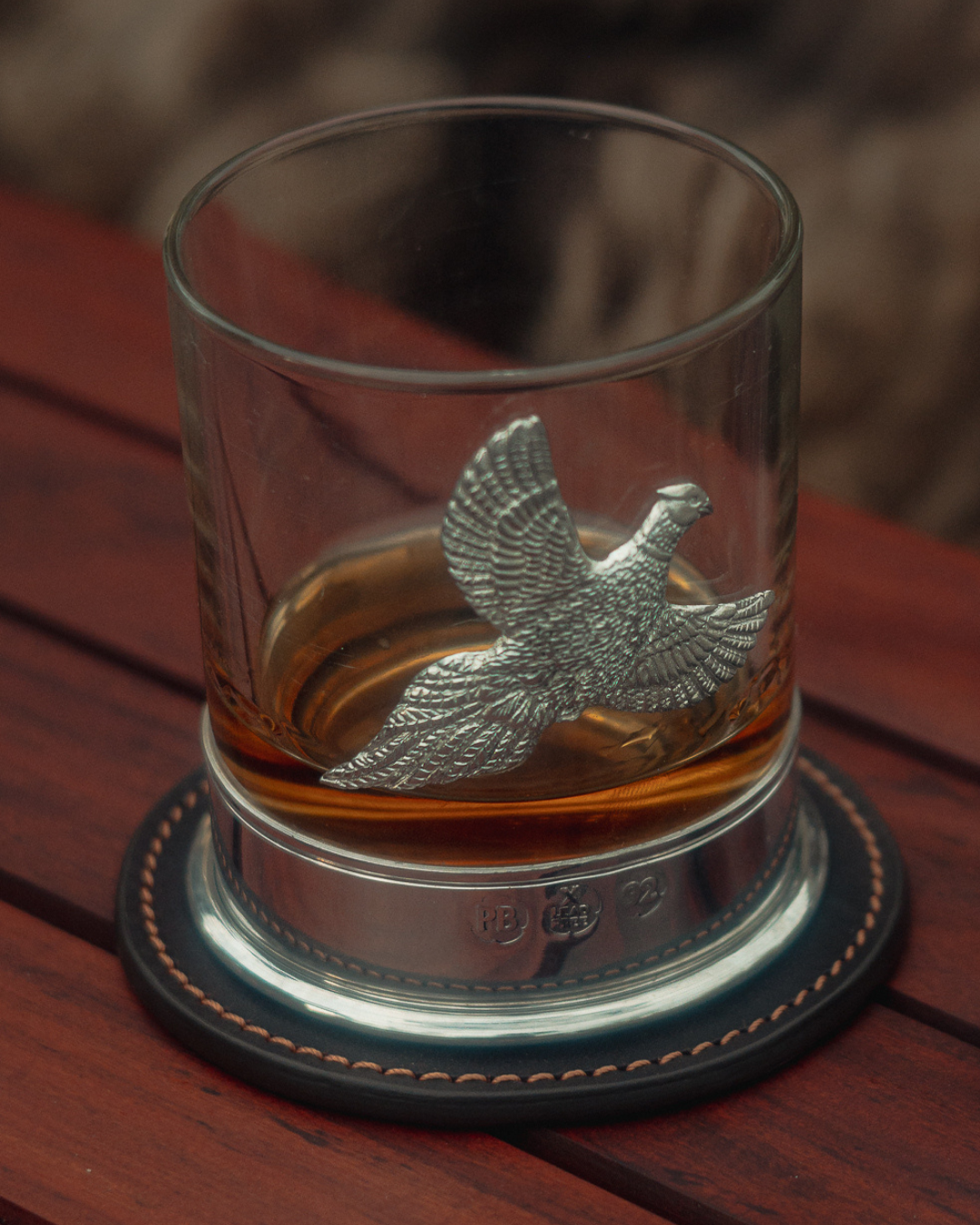 Field Traditions Flying Pheasant Pewter Whiskey Glass –