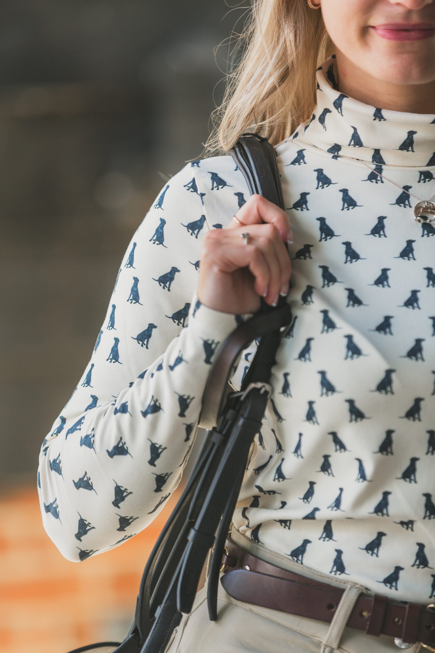 Ladies' Labrador Roll Neck Sweater by Field Traditions