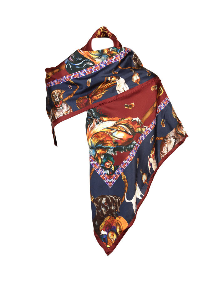 clare-haggas-its-a-dogs-life-claret-and-navy-large-silk-scarf-2