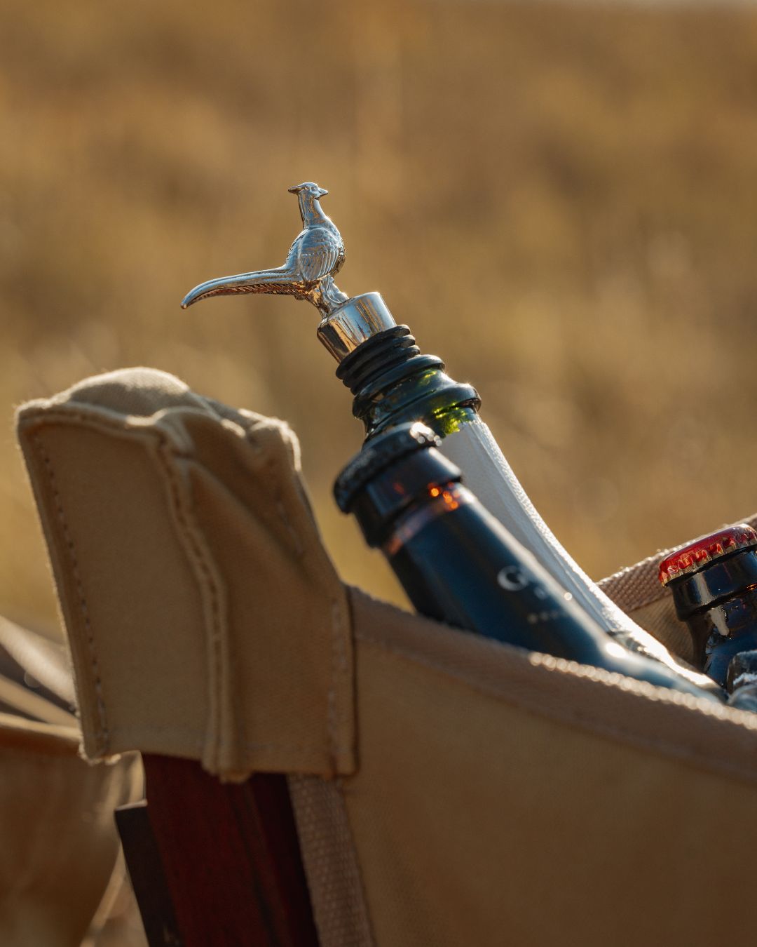 Stainless Steel Pheasant Bottle Stopper with Durable Seal