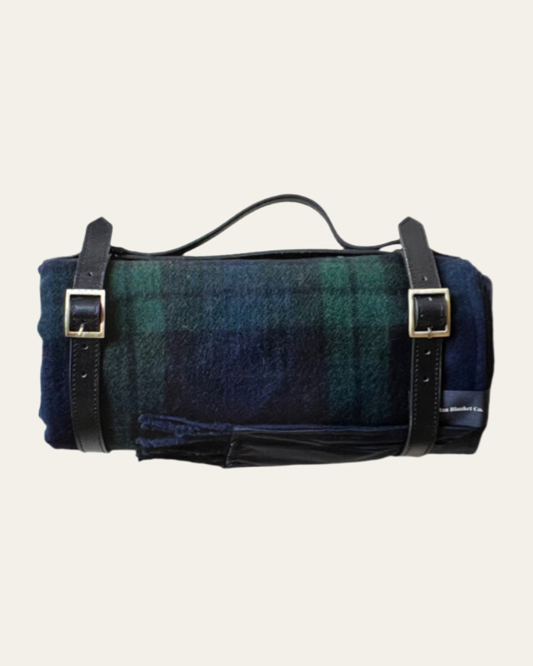 wool picnic blanket Black watch1